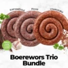 Boerewors Trio Bundle -The Savanna Boerewors trio bundle version with kameelhout 45628dd2 e8c3 4614 941a 89ea6eb049b1