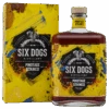 Six Dogs Gin Pinotage Stained 700ml -The Savanna Six Dogs Pinotage Stained png