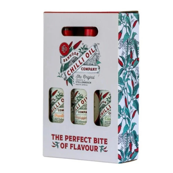 Banhoek Chilli Oil Trio Gift Set 3 Banhoek Chilli Oil Trio Gift Set