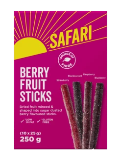 Safari Funky Fruit Sticks Berry Flavoure