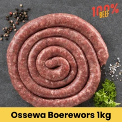 Ossewa 100% Beef Boerewors 1kg