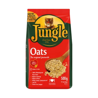 Jungle Oats Original 500g (BB: 09/05/2025) 3 Jungle Oats Original 500g (BB: 09/05/2025)